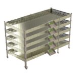 Resmak DR 4+1 Modular raft de uscare pliat