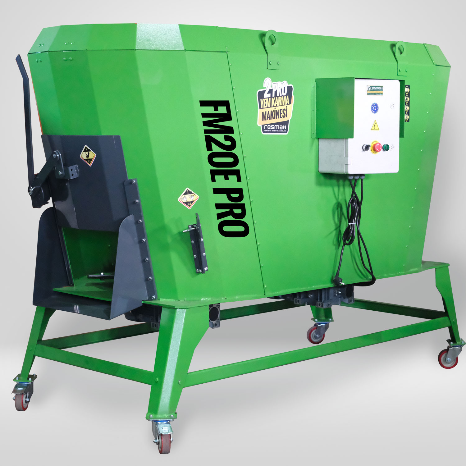 Resmak 2 Pro 2 Metreküp Yem Karma Makinesi Resmak 2 Pro 2 Metreküp Yem Karma Makinesi